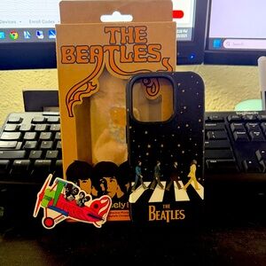The Beatles Black and Gold iPhone 16 Pro Case Brand New